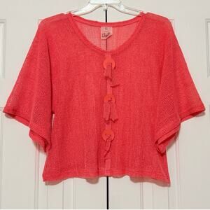 Noelle Woven Sweater Over Top, One Size Fits All